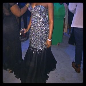 Sweetheart Mermaid Strapless Formal Evening gown